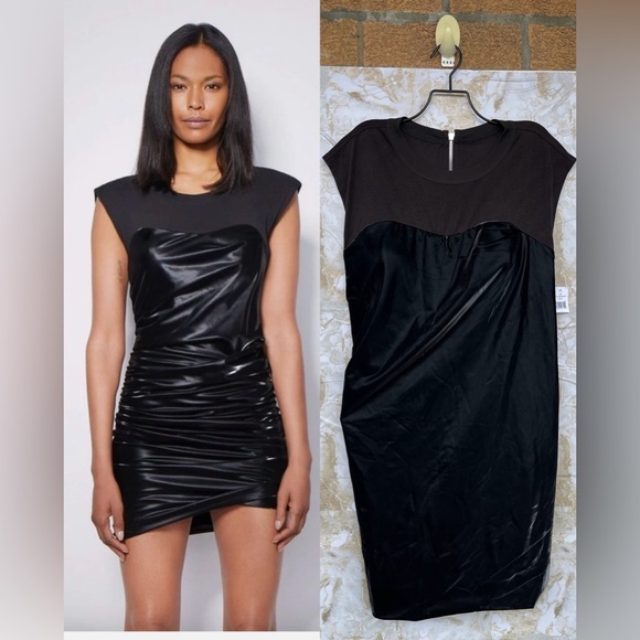 RTA Isabella vinyl minidress size Large - Picture 3 of 16